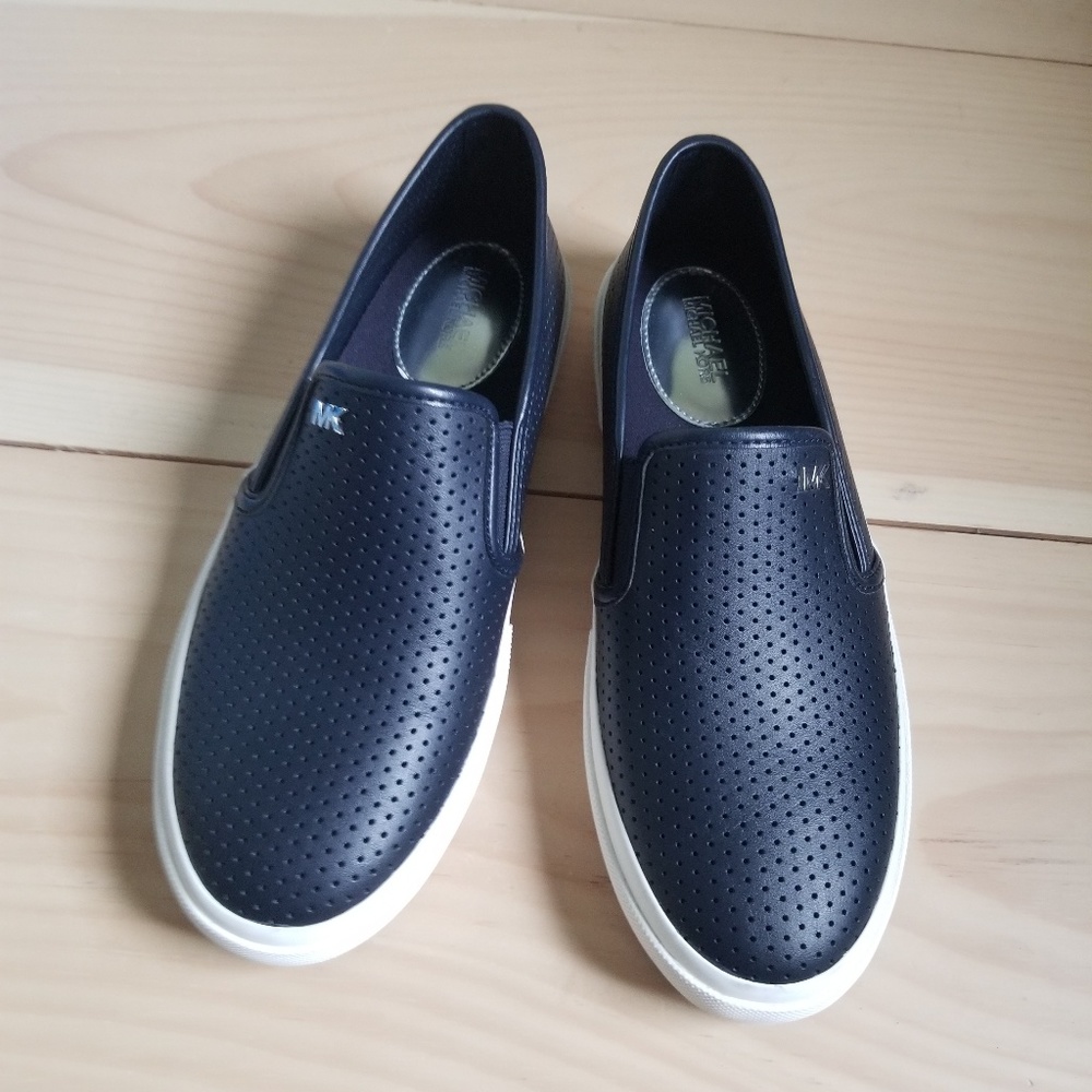 Navy MK Slip-on Shoes